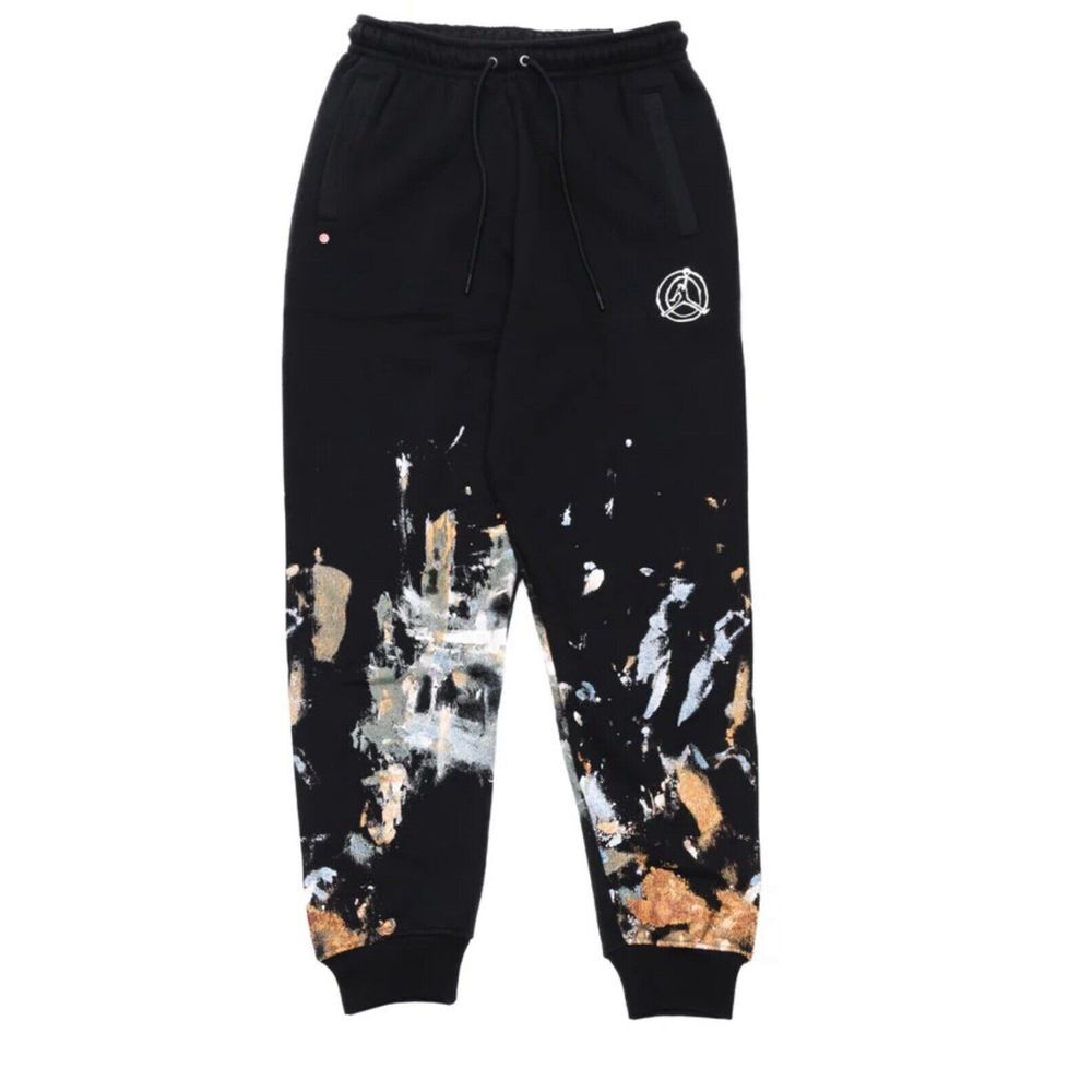 ✅NWT Jordan Artist Series Fleece Pants FD7399-010 Black Men's Sz XXL